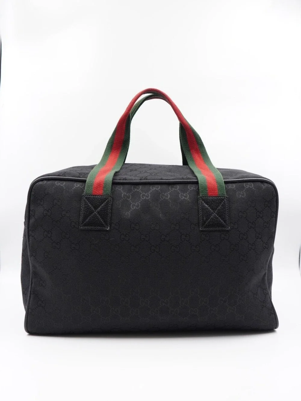 CM20 💗 Gucci GG Canvas Web duffel Bag